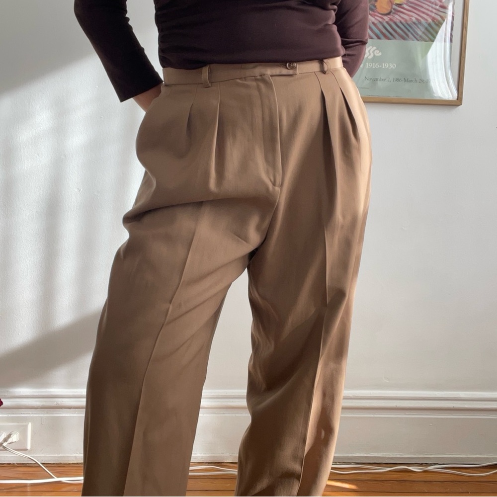 Classic Tan Trousers